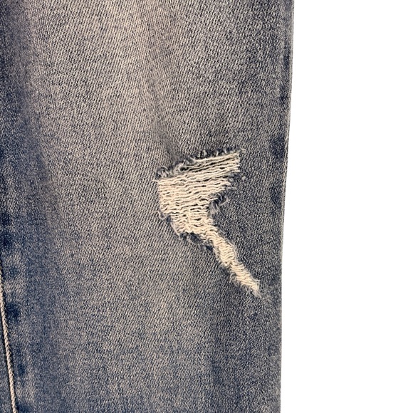 PAIGE Cindy Straight Leg Ankle Jeans Denim Speak Easy Destructed Sz 25 - Picture 9 of 15